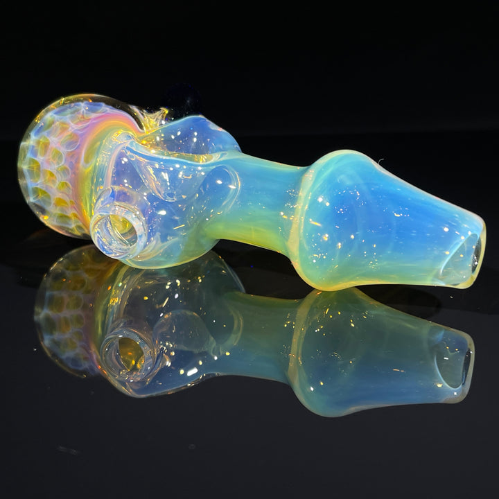 Fumed Honeycomb Spoon Glass Pipe Catfish Glass