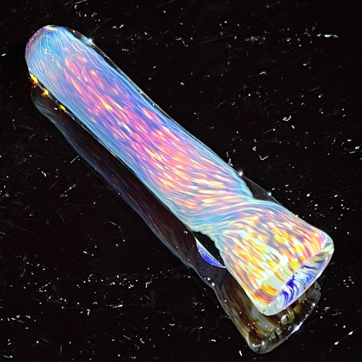 Thick Striking Purple Chillum + Case Combo Glass Pipe Chuck Glass