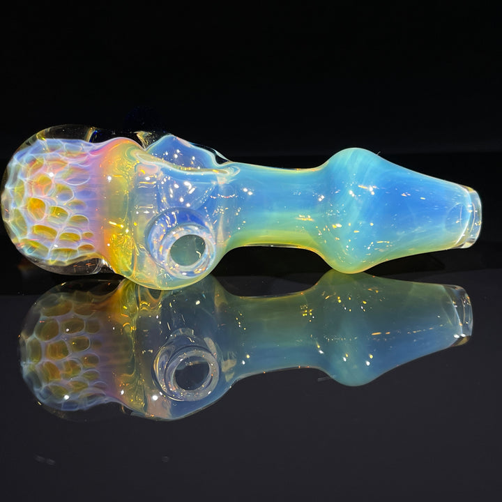 Fumed Honeycomb Spoon Glass Pipe Catfish Glass