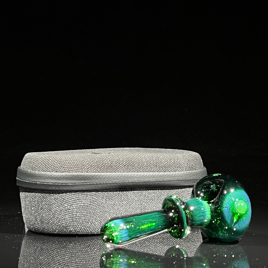 Thick Exp Green Pipe + Ryot Headcase Combo Glass Pipe Chuck Glass