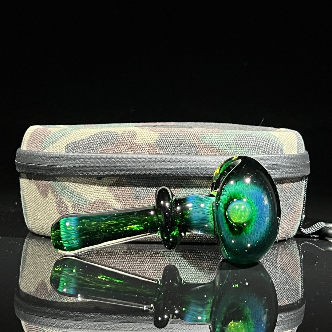 Thick Exp Green Pipe + Ryot Headcase Combo Glass Pipe Chuck Glass