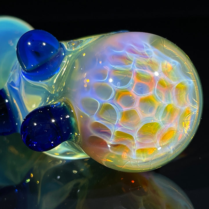 Fumed Honeycomb Spoon Glass Pipe Catfish Glass