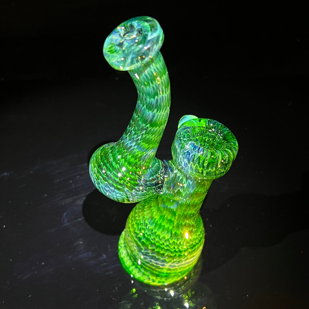 Forest Bubbler with Slyme Carb Glass Pipe Cose Glass   