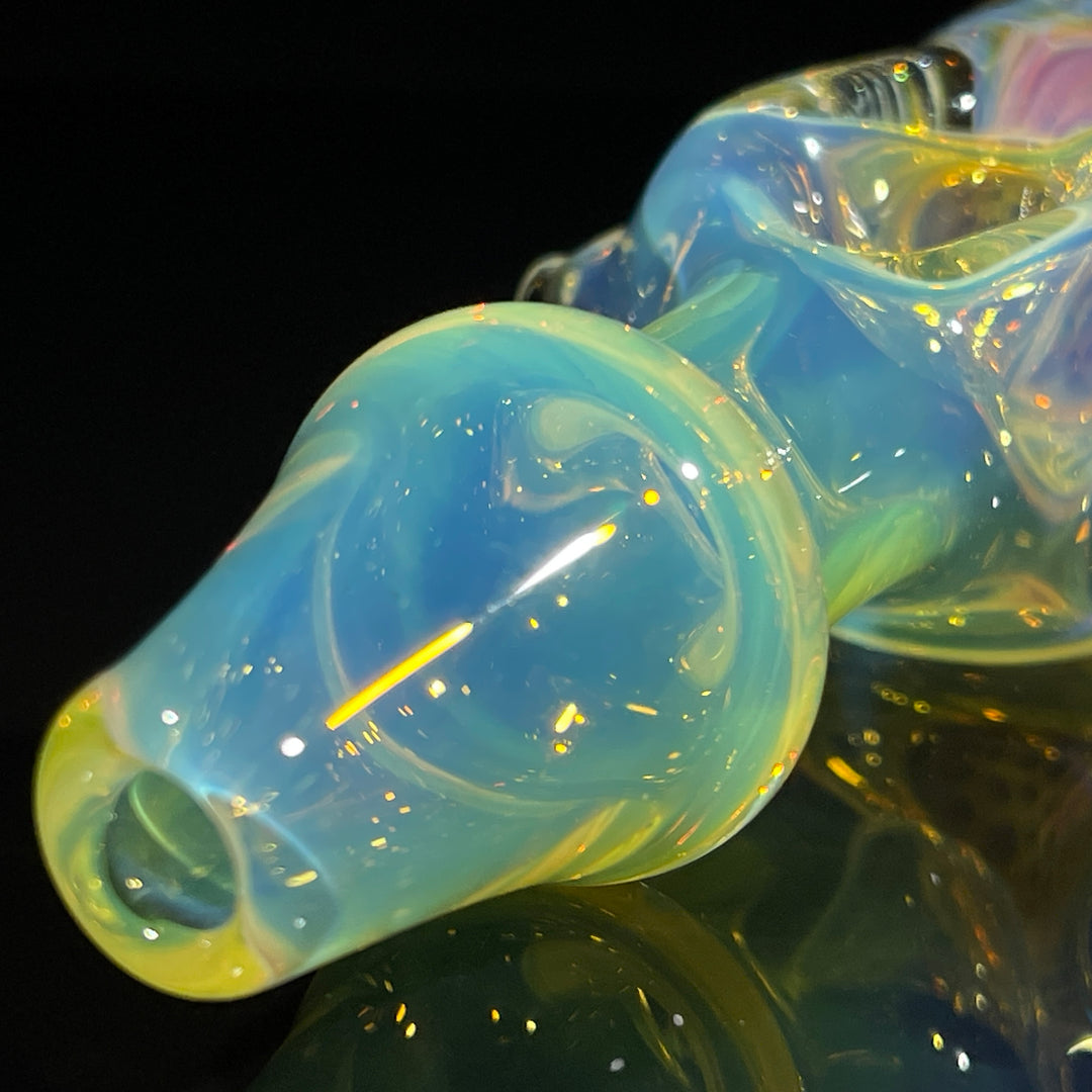 Fumed Honeycomb Spoon Glass Pipe Catfish Glass