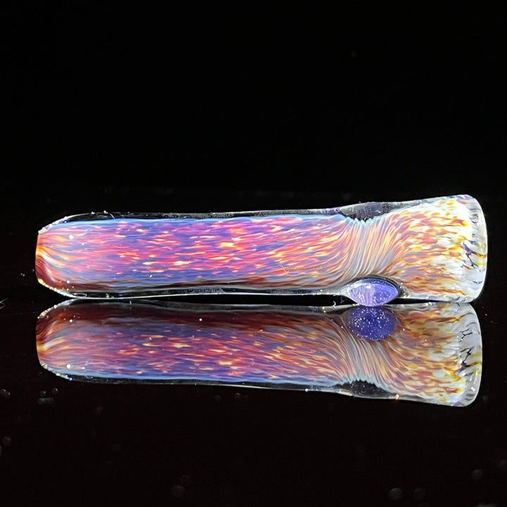 Thick Striking Purple Chillum Glass Pipe Chuck Glass