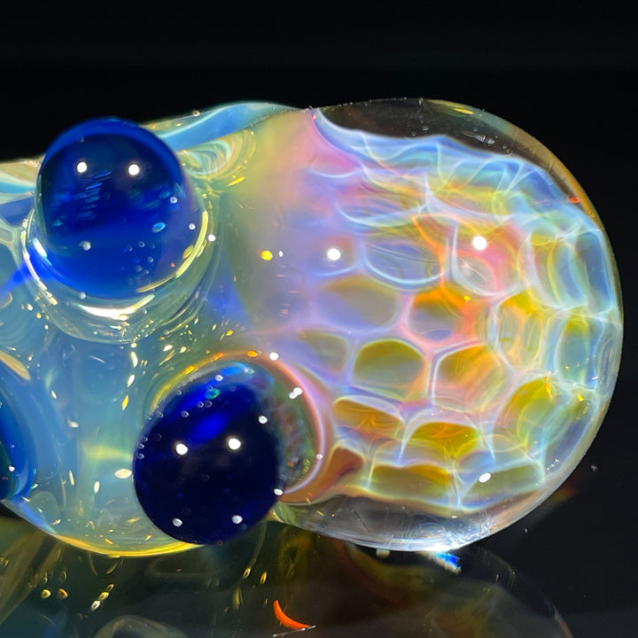 Fumed Honeycomb Spoon Glass Pipe Catfish Glass