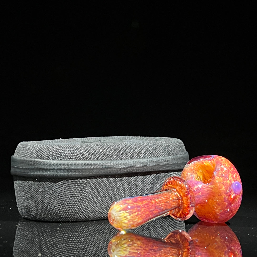 Thick Striking Purple Pipe + Ryot Headcase Combo Glass Pipe Chuck Glass