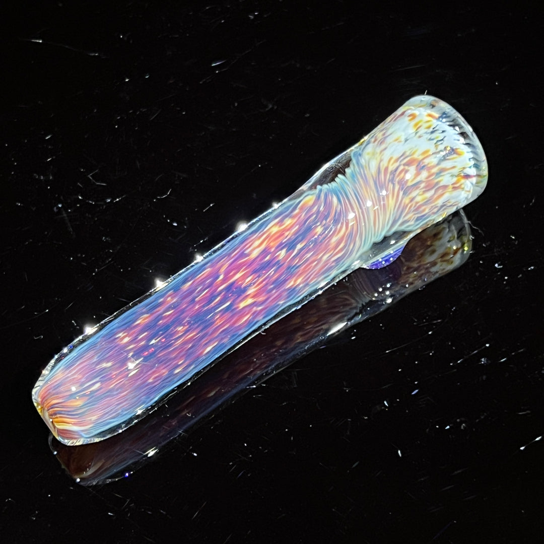 Thick Striking Purple Chillum Glass Pipe Chuck Glass