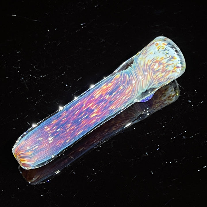 Thick Striking Purple Chillum Glass Pipe Chuck Glass