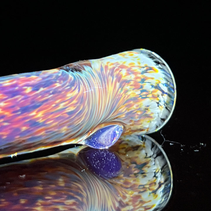 Thick Striking Purple Chillum Glass Pipe Chuck Glass