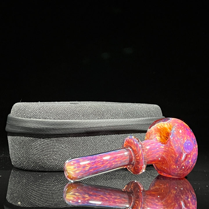 Thick Striking Purple Pipe + Ryot Headcase Combo Glass Pipe Chuck Glass