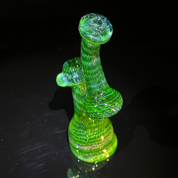 Forest Bubbler with Slyme Carb Glass Pipe Cose Glass   