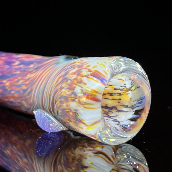 Thick Striking Purple Chillum Glass Pipe Chuck Glass