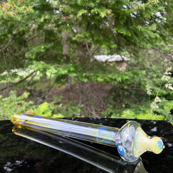 18" Fumed Party Bowl Pipe Glass Pipe TG   