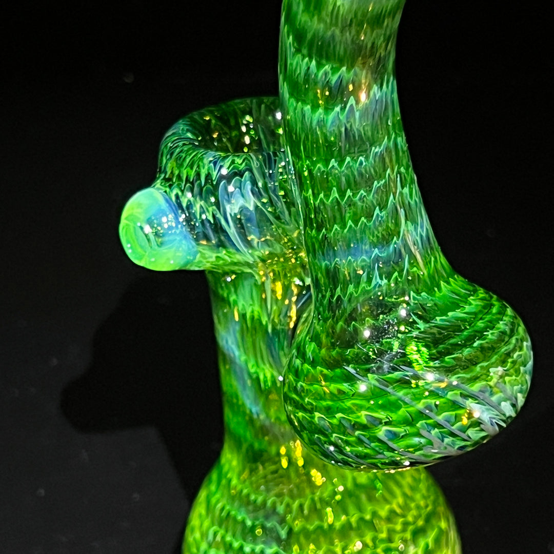 Forest Bubbler with Slyme Carb Glass Pipe Cose Glass   