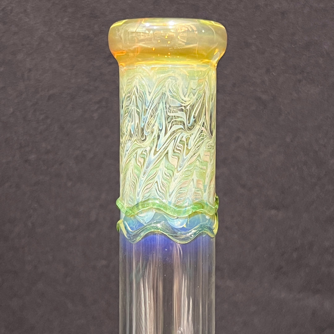 9.5" Color Rake Beaker Bong Glass Pipe Mary Jane's Glass   