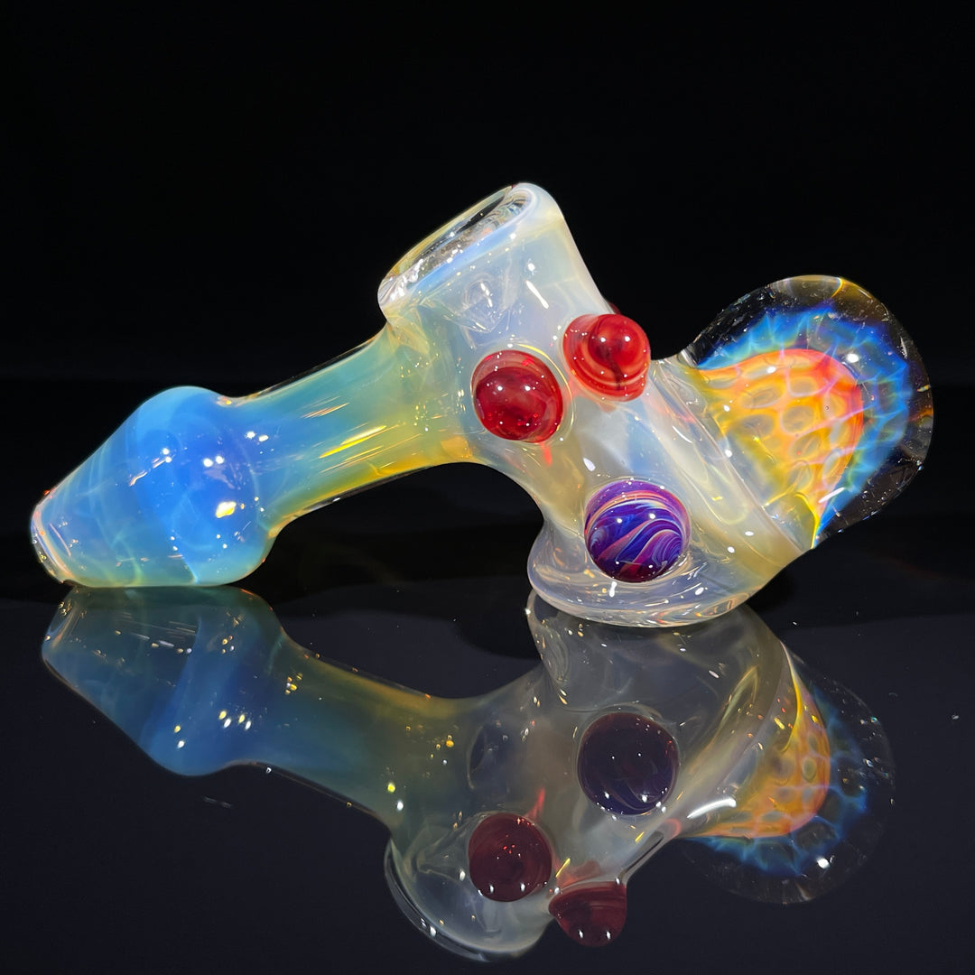 Fumed Honeycomb Hammer Glass Pipe Catfish Glass