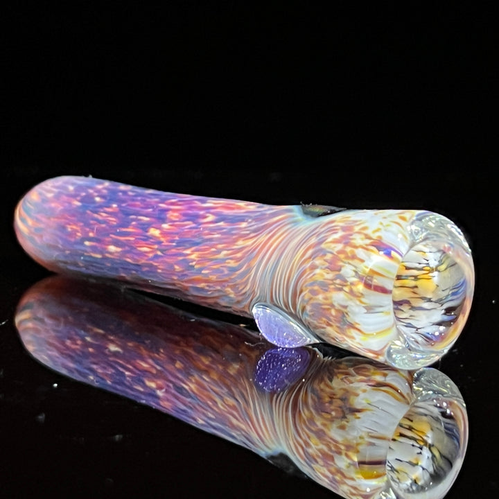 Thick Striking Purple Chillum Glass Pipe Chuck Glass