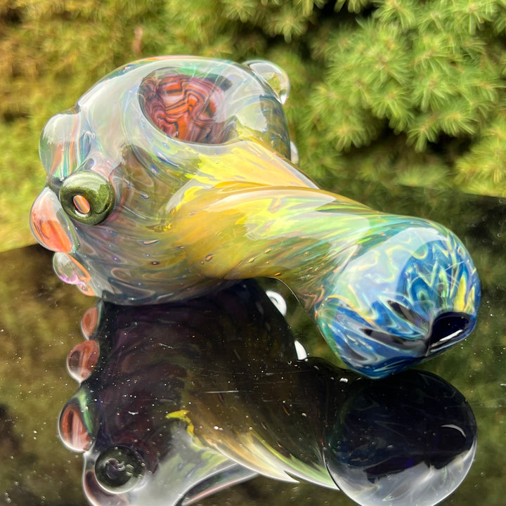 Molten Thick and Twisted Pipe Glass Pipe Molten Imagination   