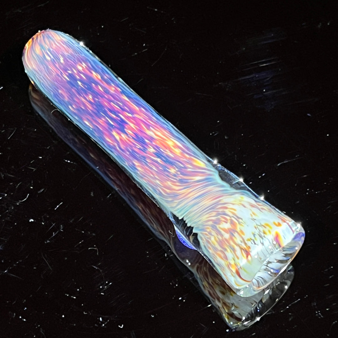 Thick Striking Purple Chillum Glass Pipe Chuck Glass