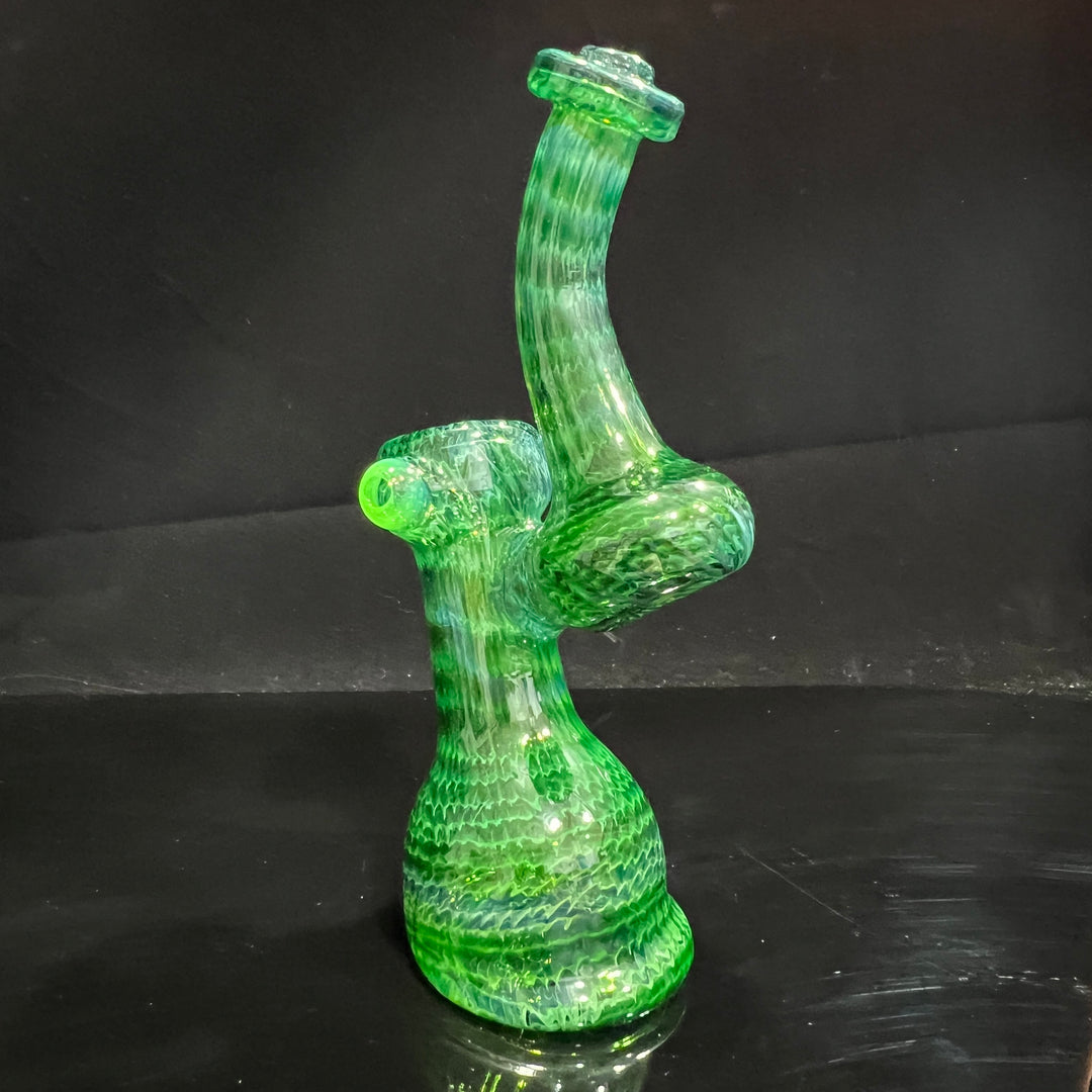 Forest Bubbler with Slyme Carb Glass Pipe Cose Glass   