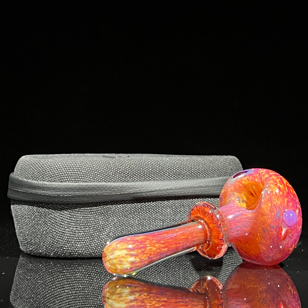 Thick Striking Purple Pipe + Ryot Headcase Combo Glass Pipe Chuck Glass