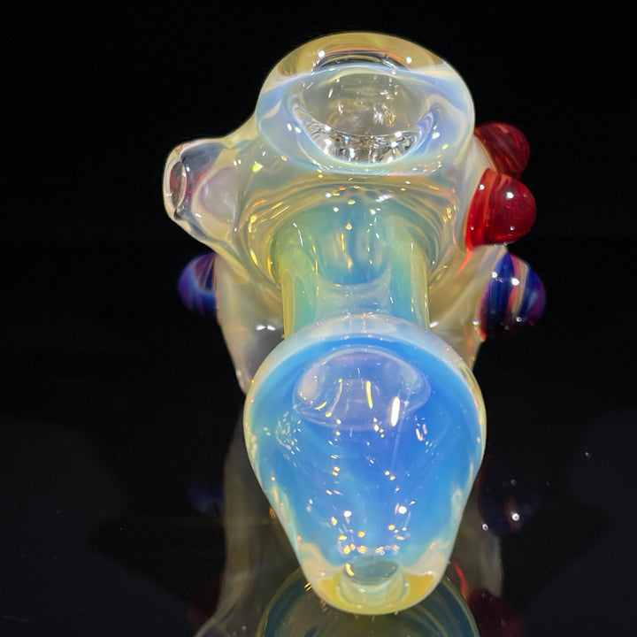 Fumed Honeycomb Hammer Glass Pipe Catfish Glass