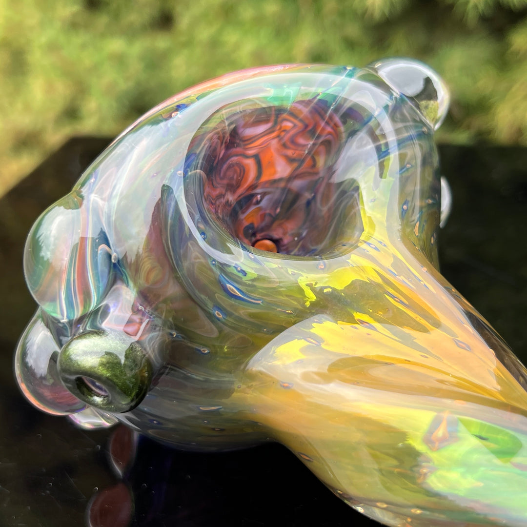 Molten Thick and Twisted Pipe Glass Pipe Molten Imagination   