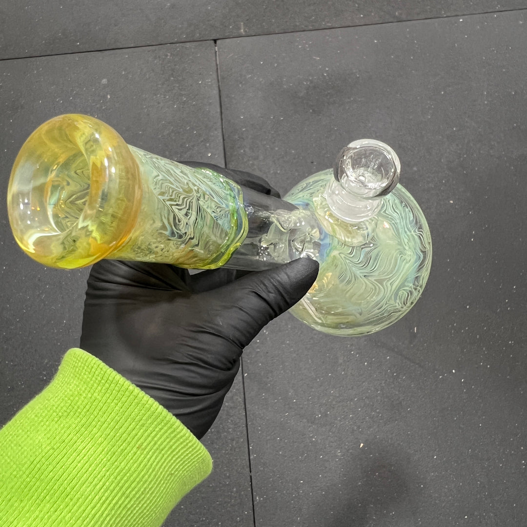 9.5" Color Rake Beaker Bong Glass Pipe Mary Jane's Glass   