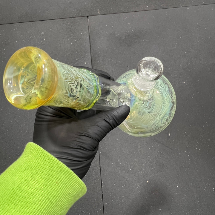 9.5" Color Rake Beaker Bong Glass Pipe Mary Jane's Glass   