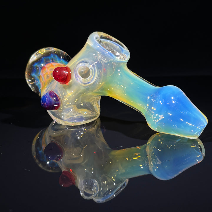 Fumed Honeycomb Hammer Glass Pipe Catfish Glass