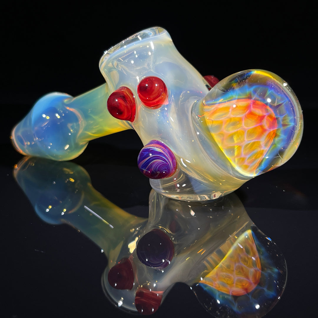 Fumed Honeycomb Hammer Glass Pipe Catfish Glass