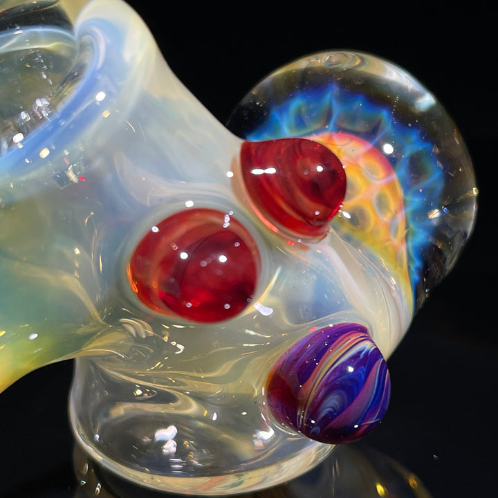 Fumed Honeycomb Hammer Glass Pipe Catfish Glass