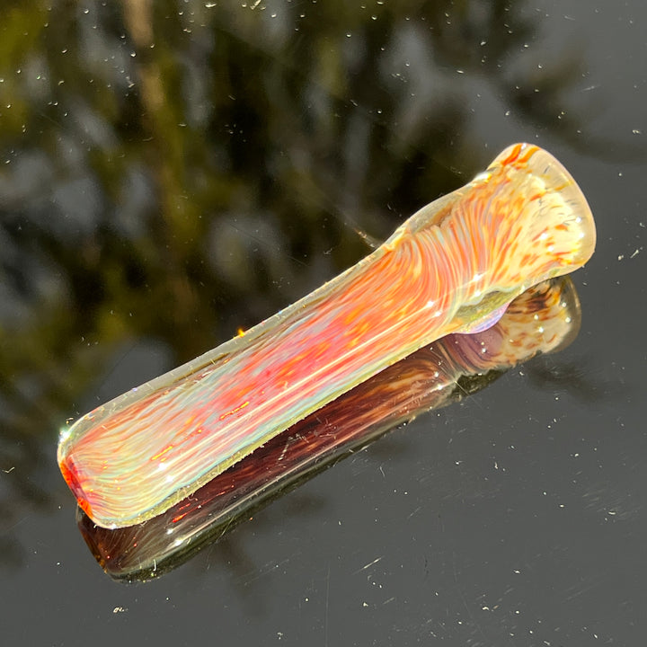 Thick Striking Purple Chillum Glass Pipe Chuck Glass