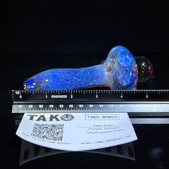 Purple Nebula Telemagenta Pipe Glass Pipe Tako Glass   