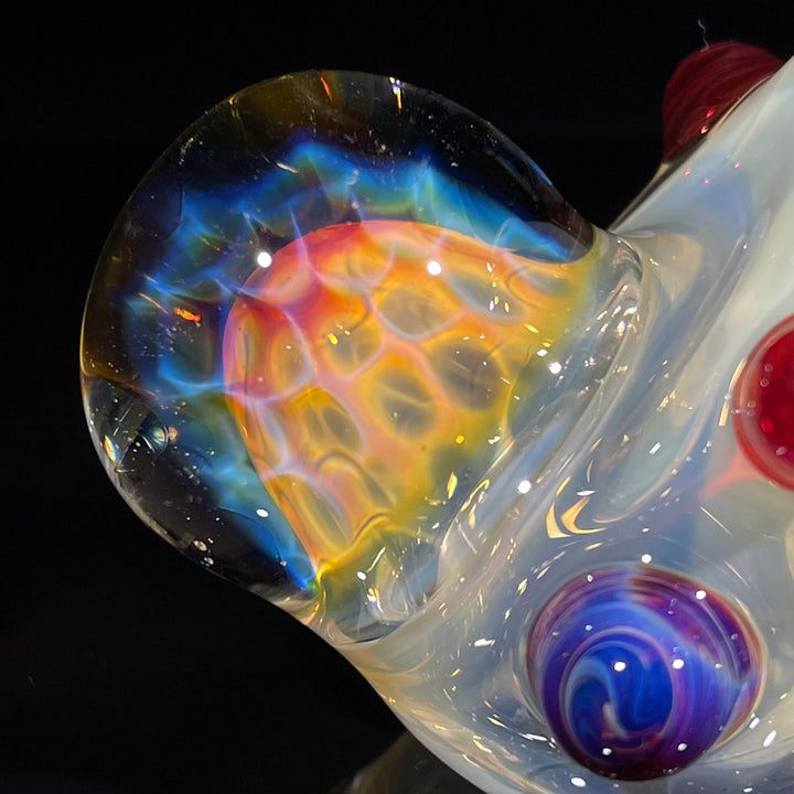 Fumed Honeycomb Hammer Glass Pipe Catfish Glass