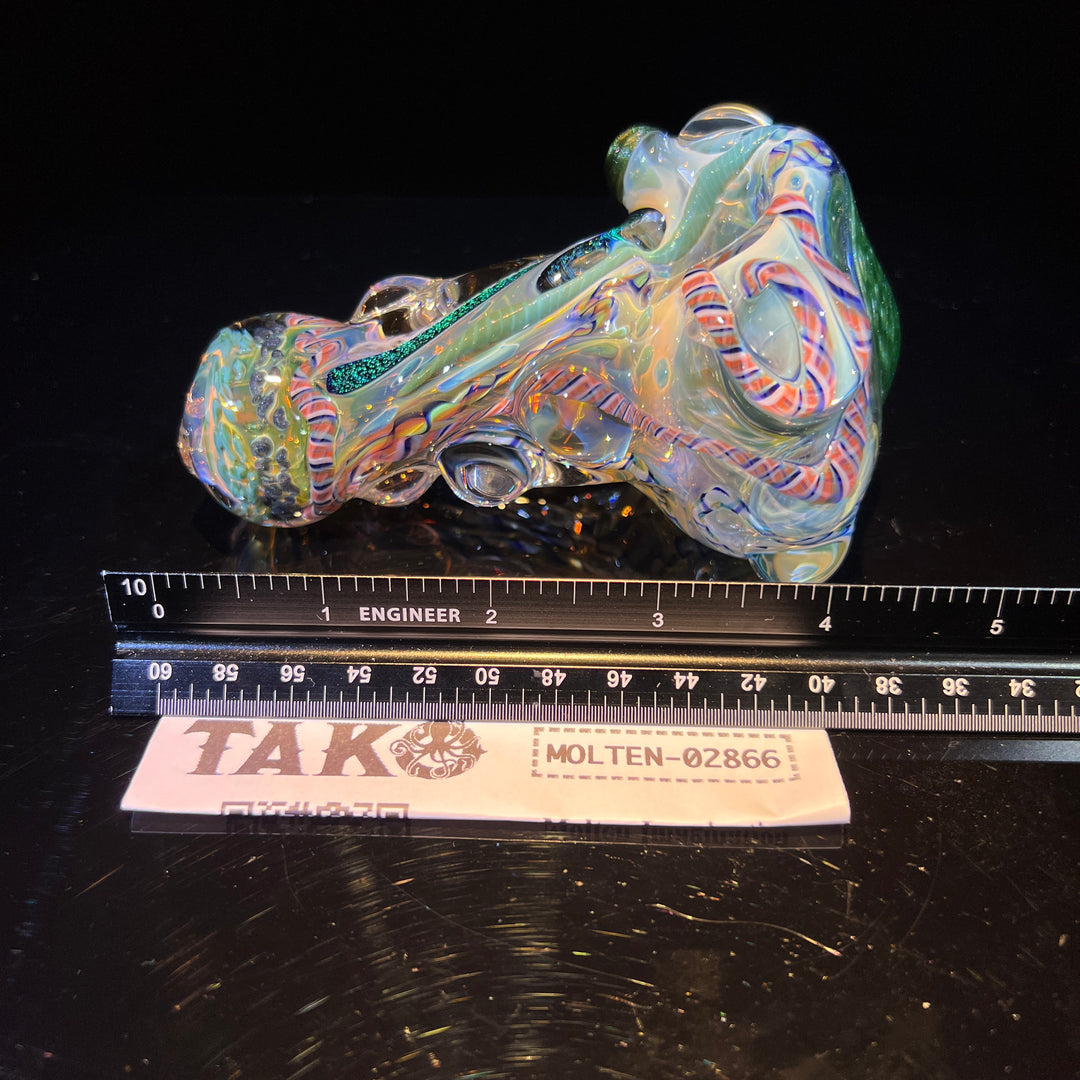 Molten Thick and Twisted Pipe Glass Pipe Molten Imagination   