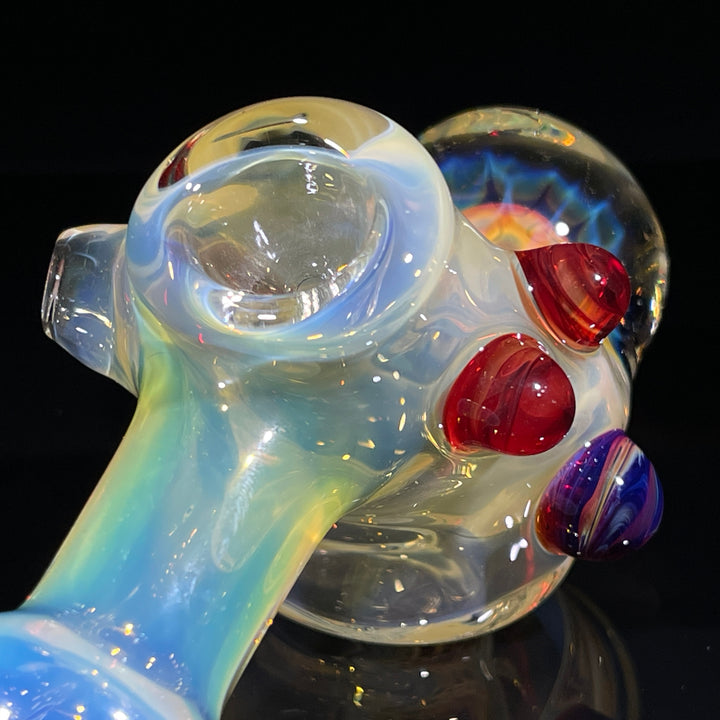 Fumed Honeycomb Hammer Glass Pipe Catfish Glass