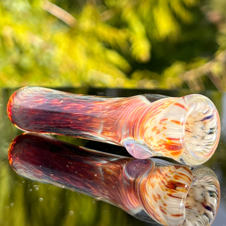 Thick Striking Purple Chillum Glass Pipe Chuck Glass