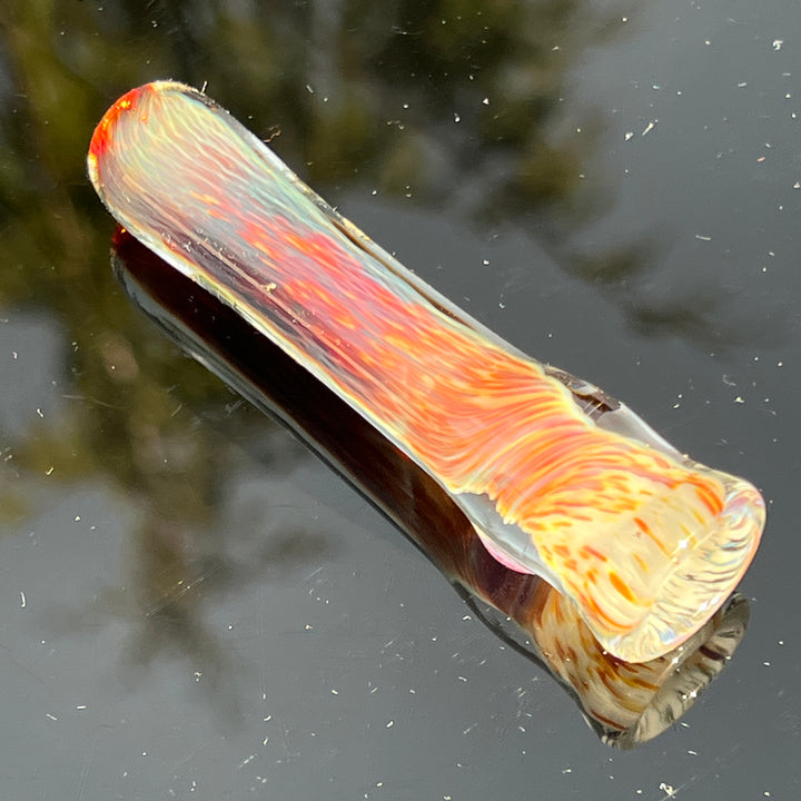 Thick Striking Purple Chillum Glass Pipe Chuck Glass