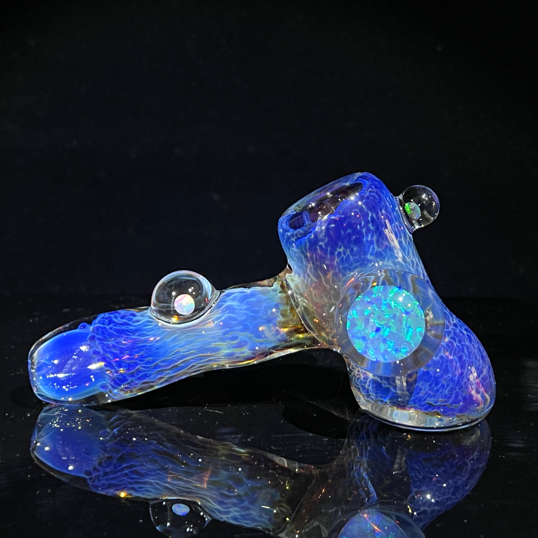 Pocket Purple Nebula Opal Hammer Glass Pipe Tako Glass   