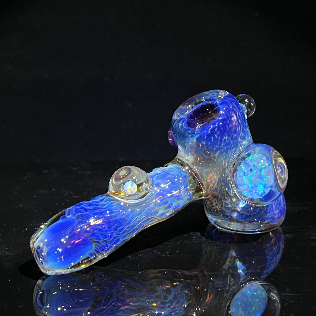 Pocket Purple Nebula Opal Hammer Glass Pipe Tako Glass   