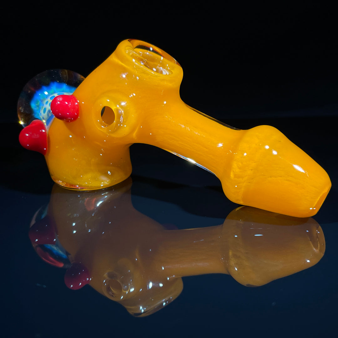 Frit Honeycomb Hammer Glass Pipe Catfish Glass