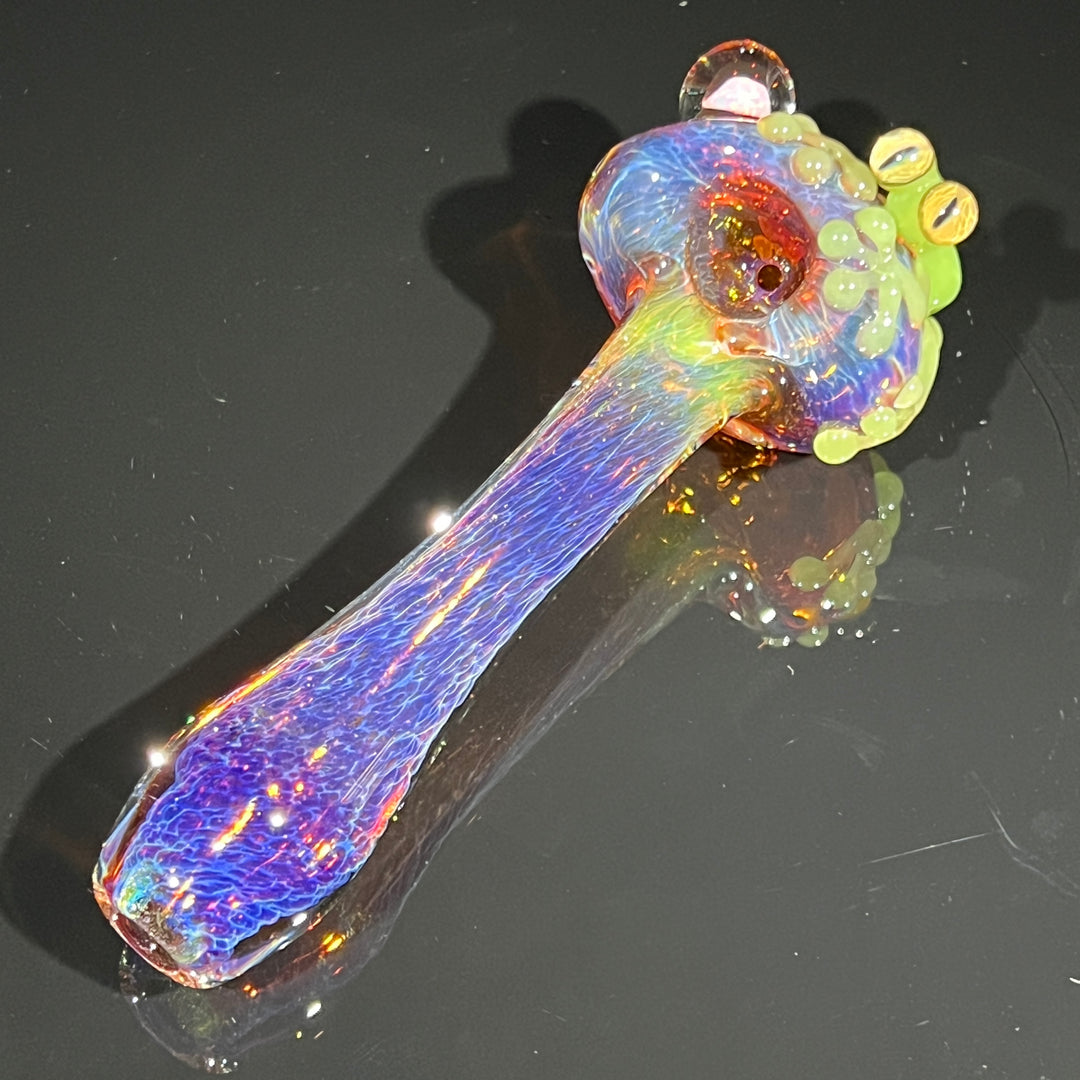 Purple Magic Opal Frog Spoon Glass Pipe Beezy Glass