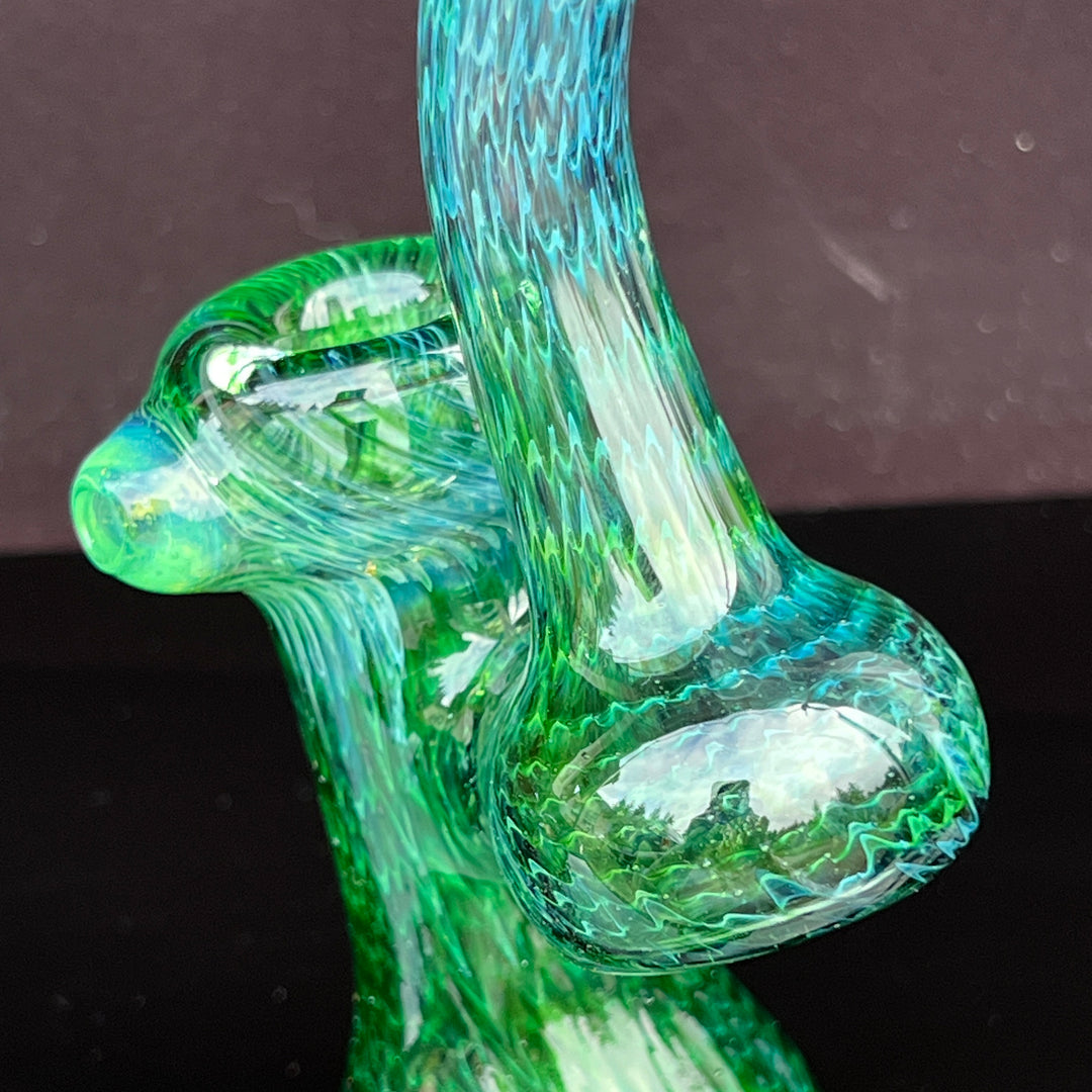 Forest Bubbler with Slyme Carb Glass Pipe Cose Glass   