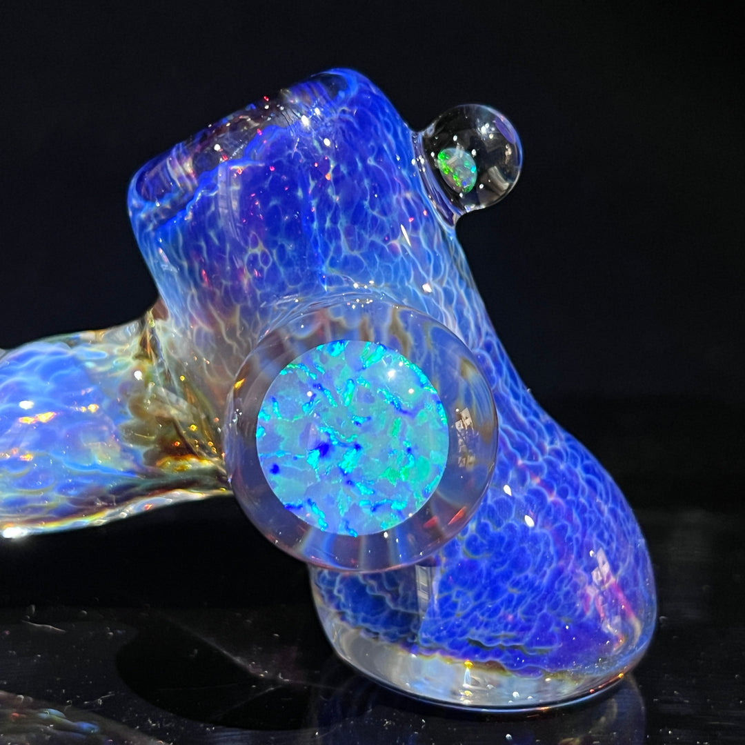 Pocket Purple Nebula Opal Hammer Glass Pipe Tako Glass   