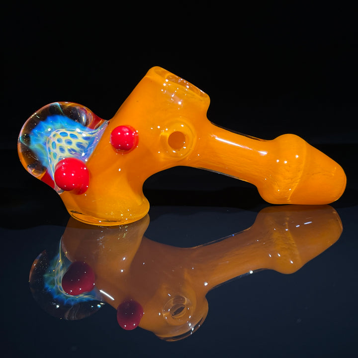 Frit Honeycomb Hammer Glass Pipe Catfish Glass