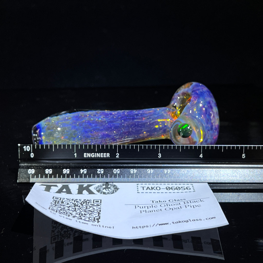 Purple Ghost Black Planet Opal Pipe Glass Pipe Tako Glass   