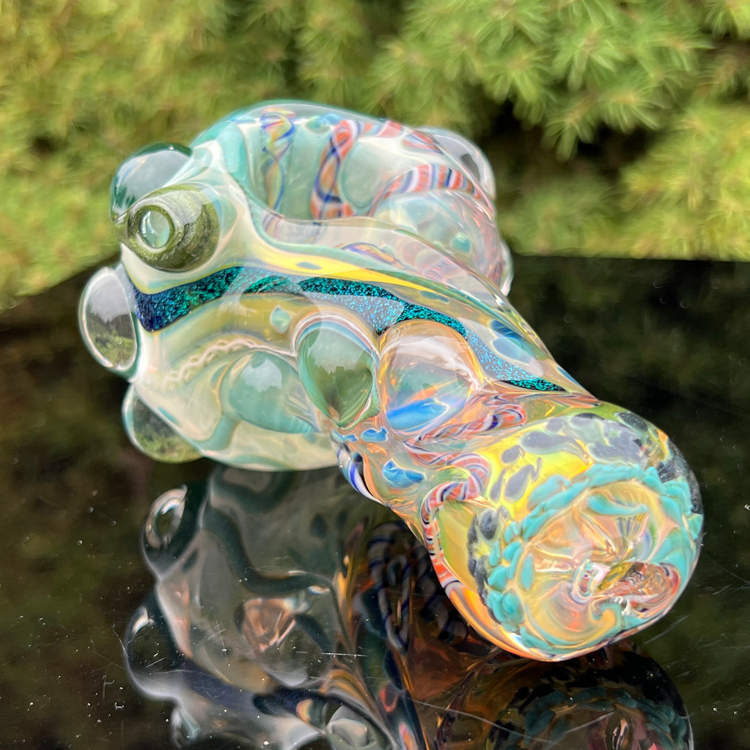 Molten Thick and Twisted Pipe Glass Pipe Molten Imagination   