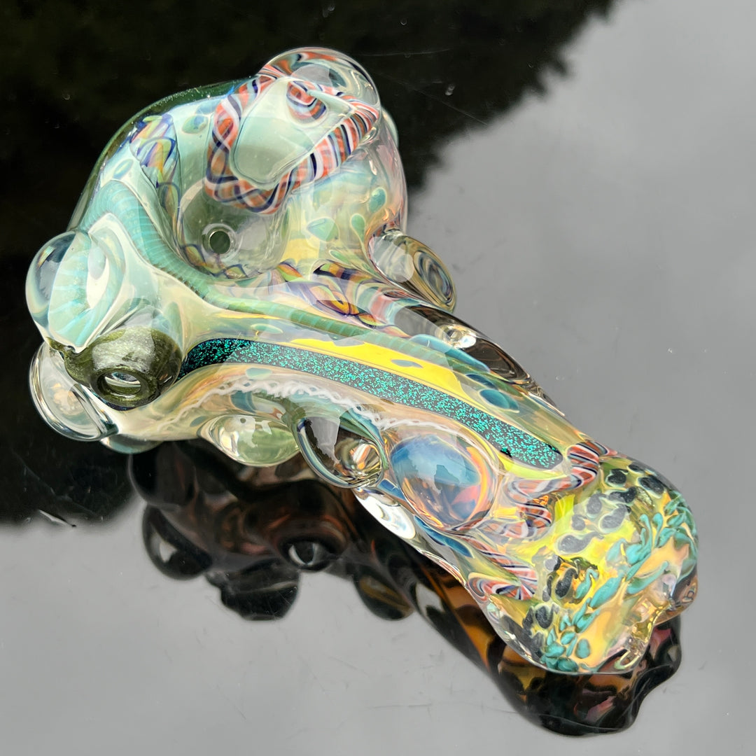 Molten Thick and Twisted Pipe Glass Pipe Molten Imagination   